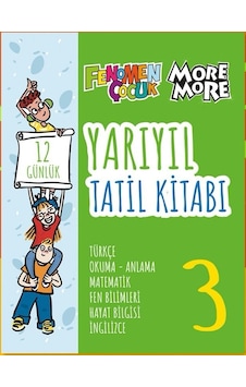 Fenomen Çocuk 2024 3. Sınıf Yarıyıl Tatil Kitabı