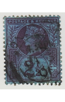 Kraliçe Vıctorıa 2,5 Penny Damgalı Pul 1887. Birleşik Krallık-ingiltere. Kraliçe Vıctorıa 2,5 Penny Damgalı Pul 1887. Birleşik Krallık-ingiltere.