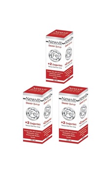 Newvit Demir Şurubu 3 x 200 ML Newvit Demir Şurubu 3 x 200 ML
