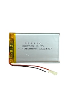Büro Ev Ofis Atölye İçin 503759 3.7v 1050 Mah Li-polymer Pil Devreli/1.5a Büro Ev Ofis Atölye İçin 503759 3.7v 1050 Mah Li-polymer Pil Devreli/1.5a