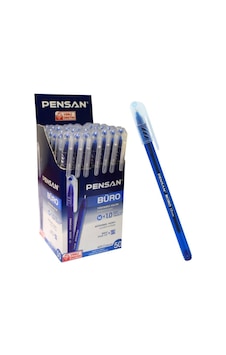 Pensan Büro Tk.K 1.0 MM Tükenmez Kalem 12 Adet Mavi Pensan Büro Tk.K 1.0 MM Tükenmez Kalem 12 Adet Mavi