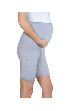 Luvmabelly Maternity 8028 Pamuklu Hamile Şort Tayt-gri Melanj Luvmabelly Maternity 8028 Pamuklu Hamile Şort Tayt-gri Melanj