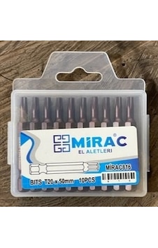 Mrc T20 Bits Uç Crv 50mm Tork Vida Sıkma Ucu T20 Tork Vida Ucu 10adet Mrc T20 Bits Uç Crv 50mm Tork Vida Sıkma Ucu T20 Tork Vida Ucu 10adet
