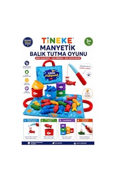 Tineke Manyetik Balık Tutma Oyunu Renk Eşleştirme Ve Sayı Öğrenme Eğitici Oyuncak 3+ Yaş Tineke Manyetik Balık Tutma Oyunu Renk Eşleştirme Ve Sayı Öğrenme Eğitici Oyuncak 3+ Yaş