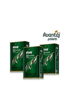 Ahsaf Natürel Sızma Zeytinyağı 3 x 3 L Ahsaf Natürel Sızma Zeytinyağı 3 x 3 L