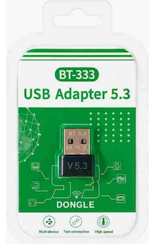 Bluetooth 5.3 Usb Adaptör Dongle Pc Ve Laptop İçin Kablosuz Bağlantı Alıcısı