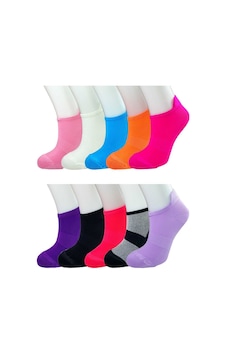 Royaleks 12 Adet Neon Parlak Renk Yumuşak Kadın Bilek Çorap RYL-AR2CRPNEON12 Çok Renkli Royaleks 12 Adet Neon Parlak Renk Yumuşak Kadın Bilek Çorap RYL-AR2CRPNEON12 Çok Renkli