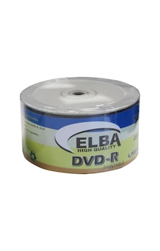 Elba Dvd-R 4,7 GB-120MIN 50'li 16X Printable Dvd-R Shrink Elba Dvd-R 4,7 GB-120MIN 50'li 16X Printable Dvd-R Shrink