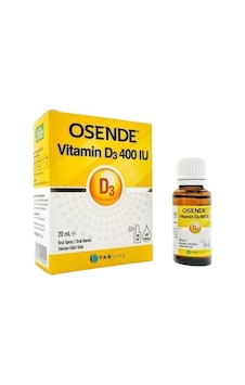 Osende Vitamin D3 400 Iu Damla Sprey 20 ML Osende Vitamin D3 400 Iu Damla Sprey 20 ML