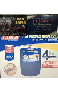 Carub Paspas Badem Model Üniversal 5 Parça Siyah Carub Paspas Badem Model Üniversal 5 Parça Siyah