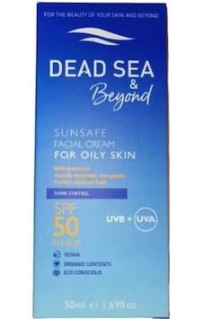Dead Sea & Beyond Sunsafe Facial For Oily Skin Güneş Kremi SPF50 50 ML