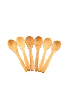 Balsa 6'lı Ahşap Mini Kaşık Balsa 6'lı Ahşap Mini Kaşık