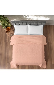 Maxstyle Tek Kişilik %100 Pamuk Pike Somon 160x220 Cm Renkli Maxstyle Tek Kişilik %100 Pamuk Pike Somon 160x220 Cm Renkli