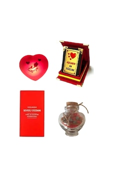 Eşe Sevgiliye Güzel Romantik Sevgi Cüzdanı Kalp Lamba Şişe Plaket Eşe Sevgiliye Güzel Romantik Sevgi Cüzdanı Kalp Lamba Şişe Plaket