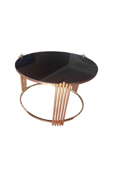 Piano Orta Sehpa Dekoratif Gold Metal Siyah Cam Gold Piano Orta Sehpa Dekoratif Gold Metal Siyah Cam Gold