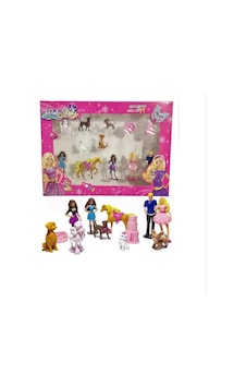 Bebek 12'li Ken Chelsea Ve Köpekleri Ailesi Evcilik Figür Set Bebek 12'li Ken Chelsea Ve Köpekleri Ailesi Evcilik Figür Set