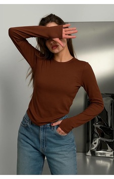 Bbbutikbasic Oys Model Parmak Geçmeli Buzzy Body S8345 Kahverengi Bbbutikbasic Oys Model Parmak Geçmeli Buzzy Body S8345 Kahverengi