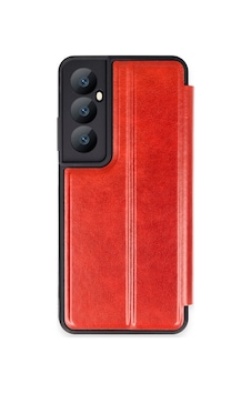 Newface - 234 - Realme C65 Kılıf Flip Cover - Csmo-tex - - Kırmızı Newface - 234 - Realme C65 Kılıf Flip Cover - Csmo-tex - - Kırmızı