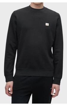 Calvin Klein Logolu Pamuklu Regular Fit Bisiklet Yaka Sweat Lv04rg268gub1 Erkek Sweat Lv04rg268g Ub1 Siyah