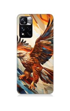 Xiaomi Redmi Note 11 Pro Uyumlu Uçan Savaşçı Kartal Desenli Silikon Kılıf Xiaomi Redmi Note 11 Pro Uyumlu Uçan Savaşçı Kartal Desenli Silikon Kılıf