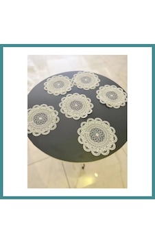 Trendexa 6 Lı Dantel Kahve Sunumluğu 15x15 Cm Asorti Desenli Çeyizlik Sunumluk Mac Çok Renkli Trendexa 6 Lı Dantel Kahve Sunumluğu 15x15 Cm Asorti Desenli Çeyizlik Sunumluk Mac Çok Renkli