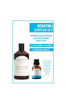 Concept Beauty Keratinli Şampuan 240 ML + Keratin Shot 20 ML Concept Beauty Keratinli Şampuan 240 ML + Keratin Shot 20 ML
