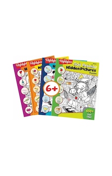 Highlights Hidden Pictures Puzzles 4'lü Set Gizli Resimler- Dikkat Atölyesi Yayınları