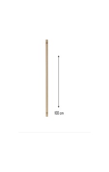 Tedar Ahşap 100 Cm Hamur Açma Şekillendirme Oklavası Royaleks-56041 Najmaddin