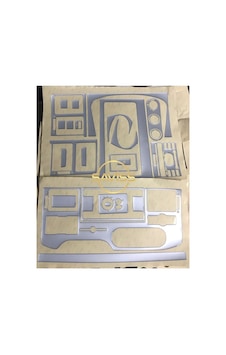 Ford Transit Jumbo 2006/2013 Full Set, Gümüş Gri Konsol Maun Kaplama Gümüş Gri Ford Transit Jumbo 2006/2013 Full Set, Gümüş Gri Konsol Maun Kaplama Gümüş Gri