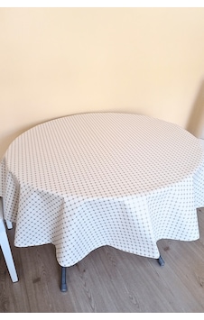 Altı Astarlı Yuvarlak Muşamba Masa Örtüsü - 140 Cm Çap - Elg9 Altı Astarlı Yuvarlak Muşamba Masa Örtüsü - 140 Cm Çap - Elg9