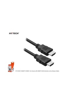Hytech Hy-xhd01 Hdmı To Hdmı 1.5m Sinema 4k 4096-2160 Görüntü Ve Ses Aktarıcı Kablo