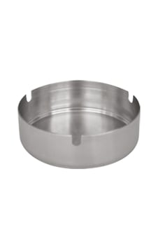 Paslanmaz Çelik Bahçe Tipi Kapaksız Küllük 8 CM 10'lu Paket