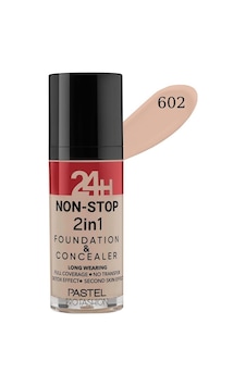 Pastel 24 H Non-Stop 2 İn 1 Fondeten Concealer No:602 Pastel 24 H Non-Stop 2 İn 1 Fondeten Concealer No:602