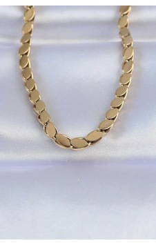 Gold Renk Arpa Kolye 45 Cm Çelik Tasarım Çok Renkli Gold Renk Arpa Kolye 45 Cm Çelik Tasarım Çok Renkli