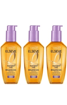 Elseve Mucizevi Yağ Yıpranmış Saçlar İçin Besleyici Saç Serumu 3 X 100 Ml Elseve Mucizevi Yağ Yıpranmış Saçlar İçin Besleyici Saç Serumu 3 X 100 Ml
