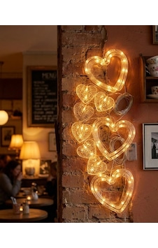 Dekoratif Kalp Led Neon Lamba Romantik Oda Balkon Ve Masa Üstü Işığı Dekoratif Kalp Led Neon Lamba Romantik Oda Balkon Ve Masa Üstü Işığı
