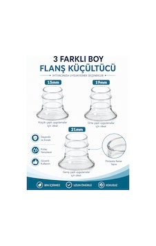 Babyhope Göğüs Pompası Kalkanı Silikon Flanş Küçültücü 15-19-21 Mm 3'lü Set Babyhope Göğüs Pompası Kalkanı Silikon Flanş Küçültücü 15-19-21 Mm 3'lü Set