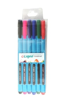 Liqeo Fineliner Kalem 6 Renk