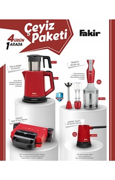 Fakir Rogue Serisi 4'lü Elektronik Çeyiz Seti