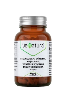 Beta Glukan, Ekinezya, Kuşburnu, Vitamin C, Çinko 30 Kapsül Beta Glukan, Ekinezya, Kuşburnu, Vitamin C, Çinko 30 Kapsül