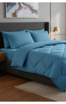 Satin Pollysaten Comforter Çift Kişilik Yorgan Seti Turkuaz Turkuaz Satin Pollysaten Comforter Çift Kişilik Yorgan Seti Turkuaz Turkuaz