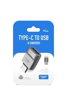 Powerway Type-c To Usb 3.0 Yüksek Hızlı Veri Aktarımı Otg Çevirici Dönüştürücü Adaptör Powerway Type-c To Usb 3.0 Yüksek Hızlı Veri Aktarımı Otg Çevirici Dönüştürücü Adaptör
