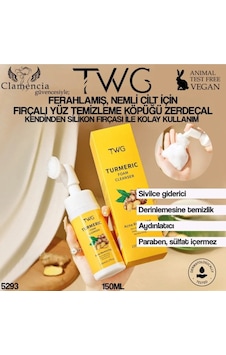 Twg Turmeric Zerdeçal Fırçalı Yüz Temizleme Köpüğü 150ml Twg Turmeric Zerdeçal Fırçalı Yüz Temizleme Köpüğü 150ml