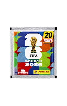 Panini Fıfa World Cup 2026 Sticker Paketi 20'li Paket Toplam 140 Sticker Resmi Lisanslı Panini Fıfa World Cup 2026 Sticker Paketi 20'li Paket Toplam 140 Sticker Resmi Lisanslı