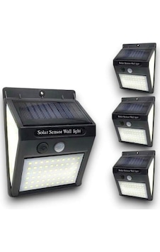 Astraltech Güneş Enerjili Hareket Sensörlü Duvar Lambası 20 Led