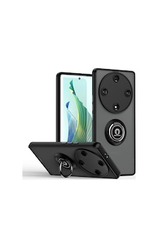Adige Honor X9b Kılıf Montreal Yüzüklü Standlı Arkası Buğulu Araç Tutucu Özellikli Siyah Adige Honor X9b Kılıf Montreal Yüzüklü Standlı Arkası Buğulu Araç Tutucu Özellikli Siyah