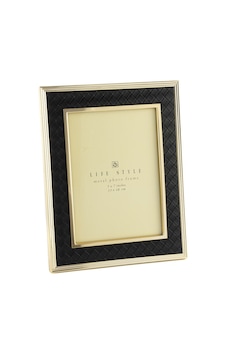 Mikasa Moor Siyah Gold Deri Çerçeve 13x18 Cm Mikasa Moor Siyah Gold Deri Çerçeve 13x18 Cm