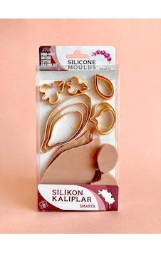 Silikon Kalıp / Flowers : Orchid & Leave / Çiçekler :orkide & Yaprak