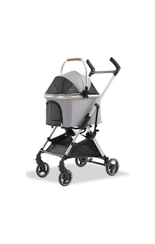 Eurodog - 410 - Katlanabilir Köpek Arabası Gri - Spt-gld - 60x44x100 Cm Eurodog - 410 - Katlanabilir Köpek Arabası Gri - Spt-gld - 60x44x100 Cm