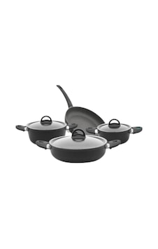 Leggno Neo2121Set04 7 Parça Granit Set 18 CM & 22 CM Derin Tence